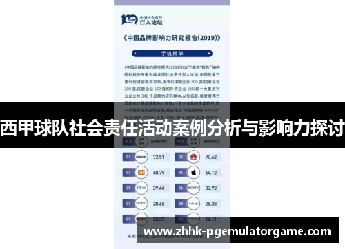西甲球队社会责任活动案例分析与影响力探讨 西甲球队社会责任活动案例分析与影响力探讨
